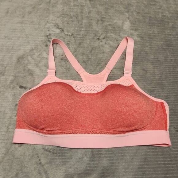 Champion The Show-Off Sports Bra Size L Red Pink 1666 - Picture 1 of 4